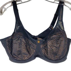Parfait Bra Lingerie Sheer Underwire Plus Size Curvy 40DD